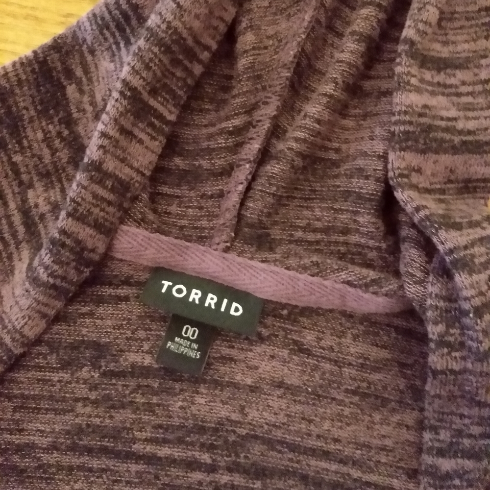 Torrid Hooded Sweatshirt, Size 00